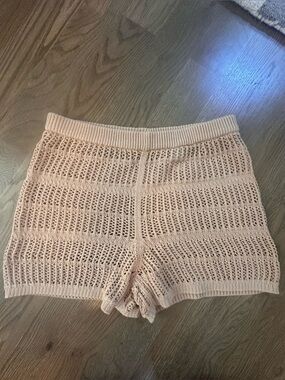 NWOT aerie Crochet Knit Shorts